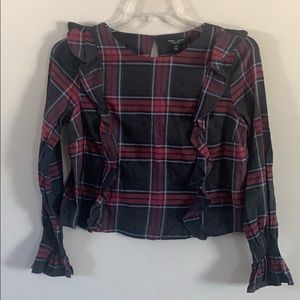 Romeo+Juliet couture flannel shirt